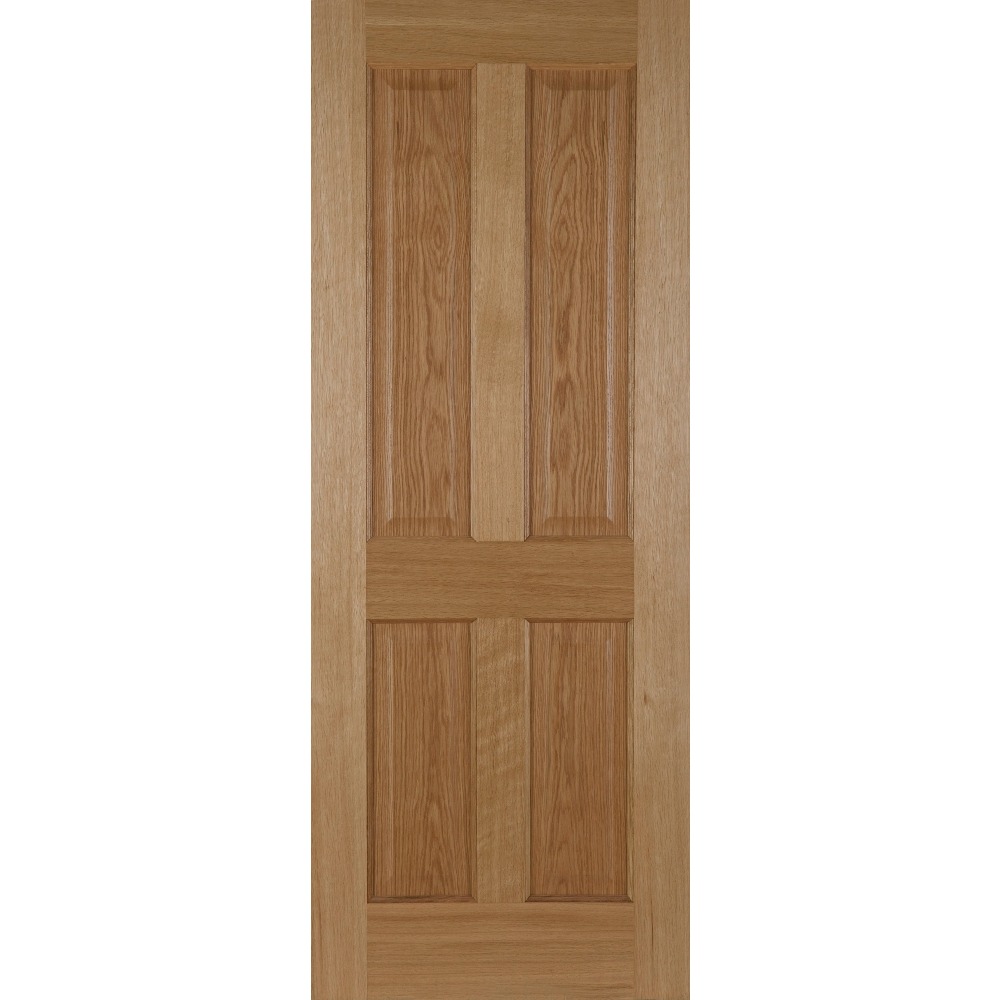 Internal Oak 4 Panel Recessed Door